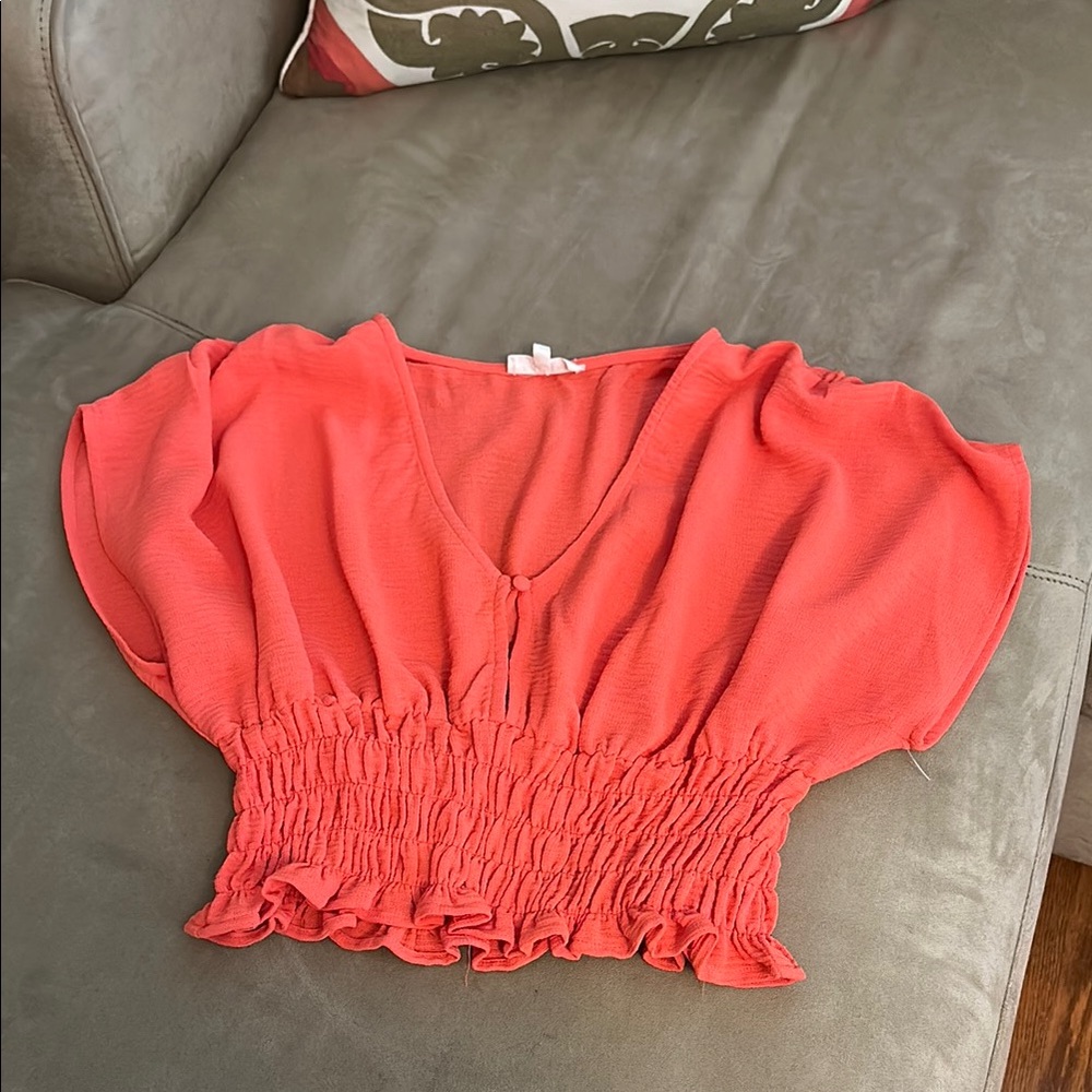 Promesa coral colored top